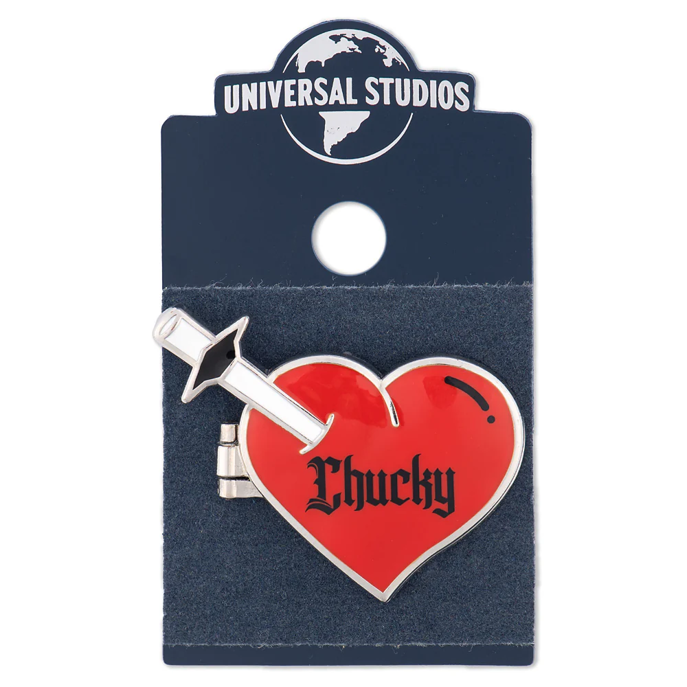 Chucky Loungefly Heart Locket Pin