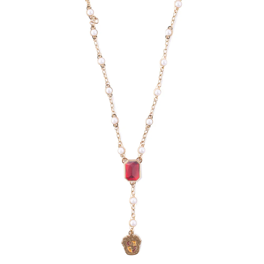 Harry Potter™ Necklace of Gryffindor™ Crest with Pearl