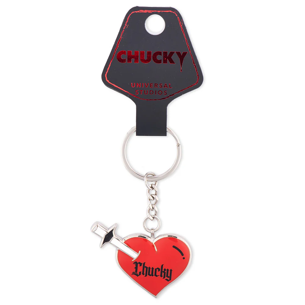 Chucky Loungefly Heart Keychain