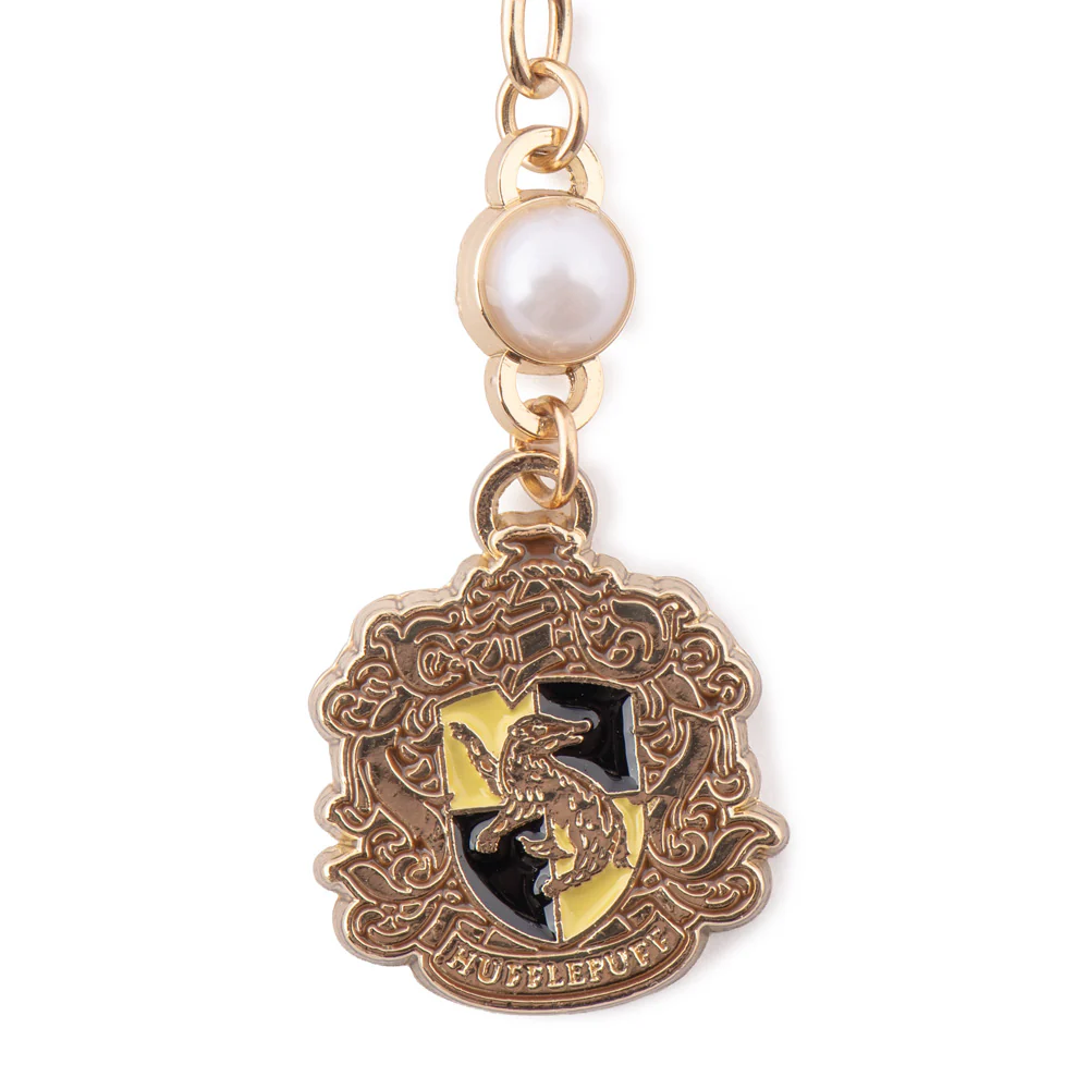 Harry Potter™ Necklace of Hufflepuff™ Crest with Pearl 5 Harry Potter™ Necklace of Hufflepuff™ Crest with Pearl
