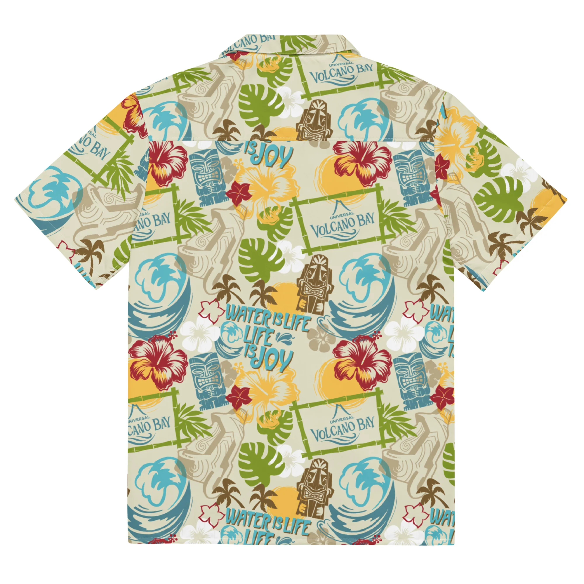 Universal Volcano Bay Patterned Button-Up Shirt