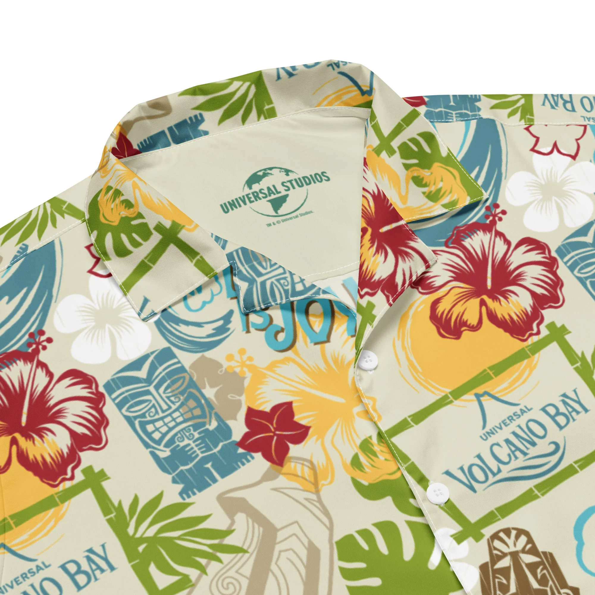 Universal Volcano Bay Patterned Button-Up Shirt 5 Universal Volcano Bay Patterned Button-Up Shirt