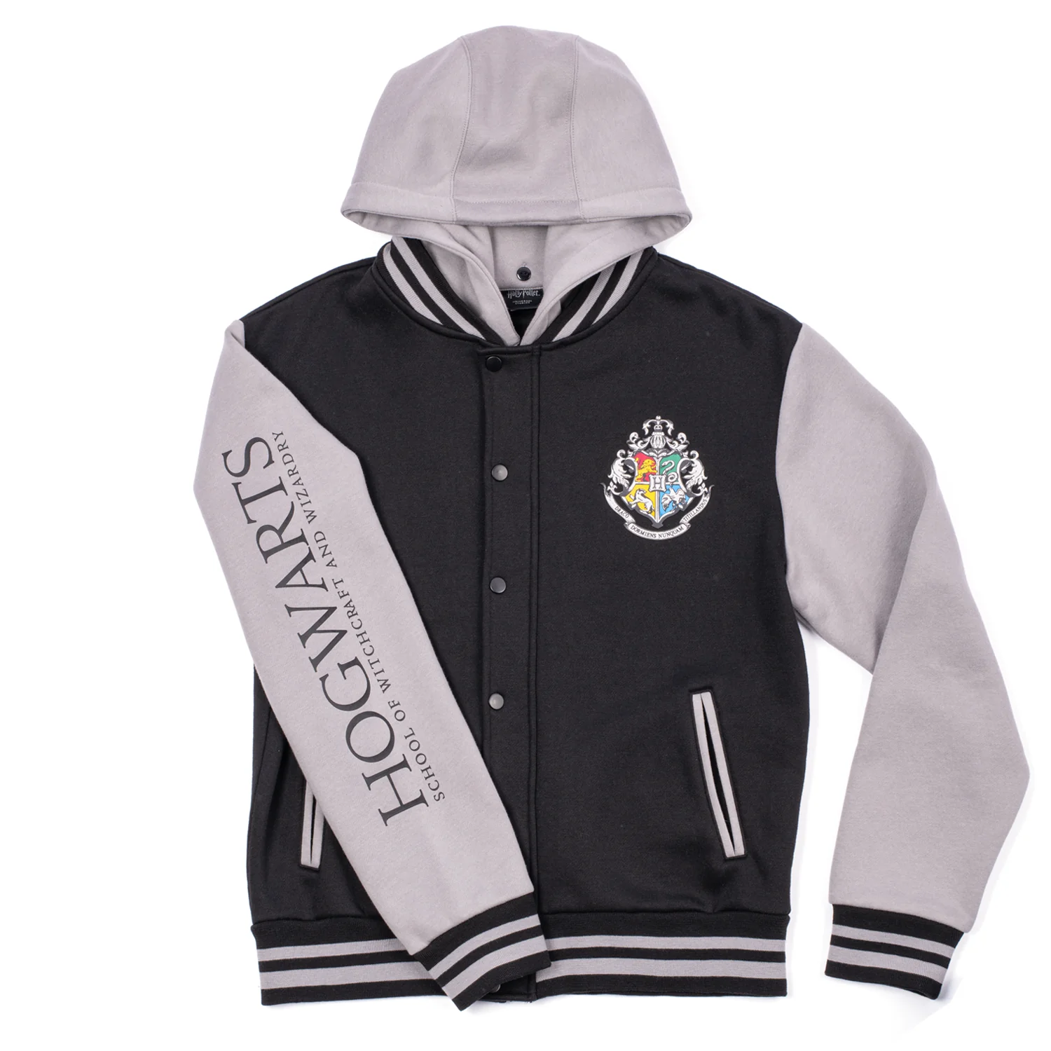 Harry Potter™ Hogwarts™ Crest Varsity Jacket with Removable Hood