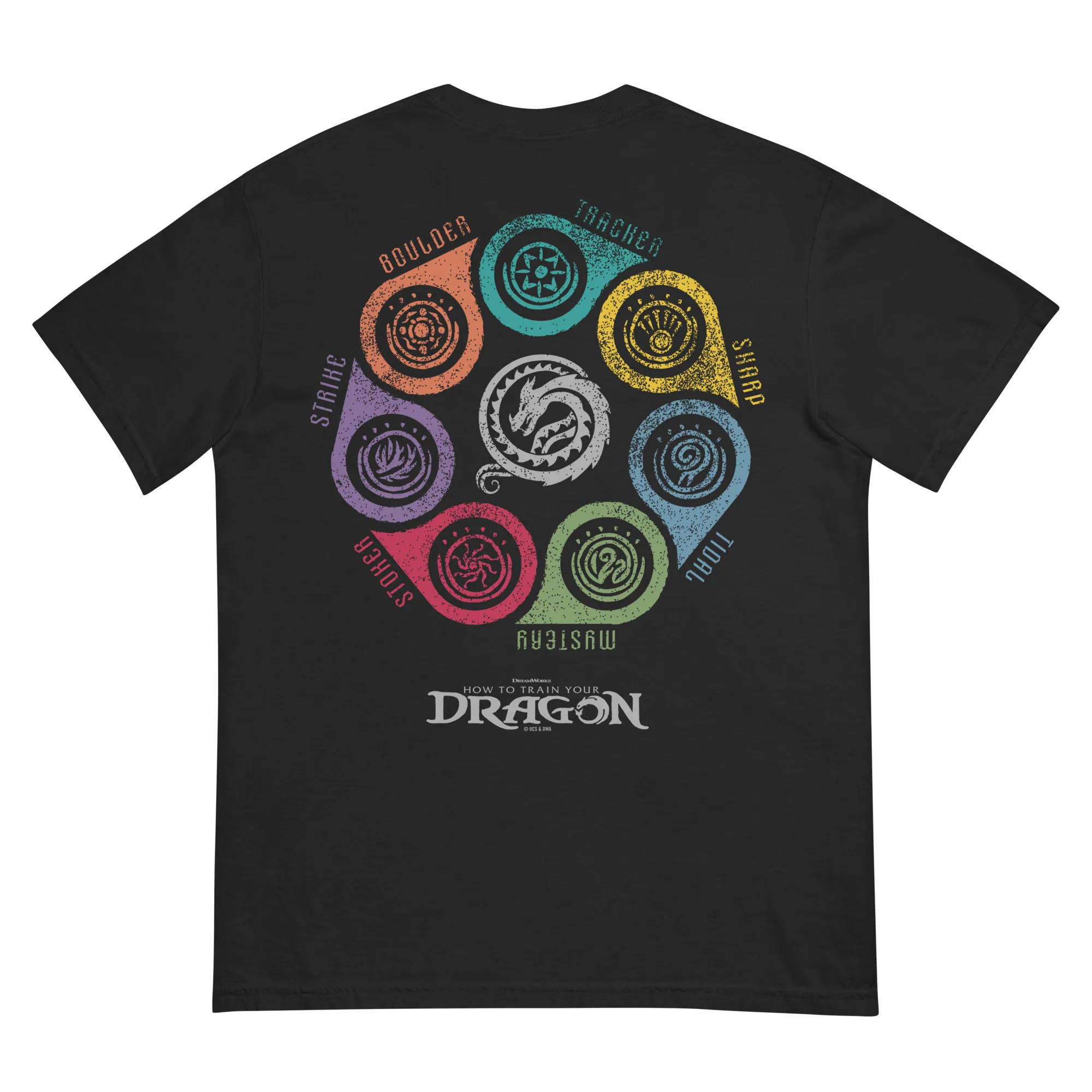 How to Train Your Dragon Seven Classes Comfort Colors T-Shirt 2 How to Train Your Dragon Seven Classes Comfort Colors T-Shirt