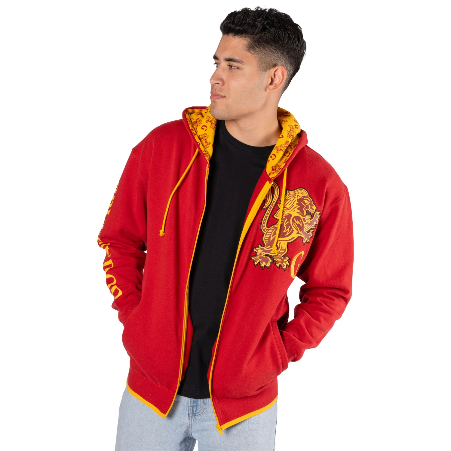 Harry Potter™ Zip-Up Fleece Hoodie - Gryffindor™ 6 Harry Potter™ Zip-Up Fleece Hoodie - Gryffindor™