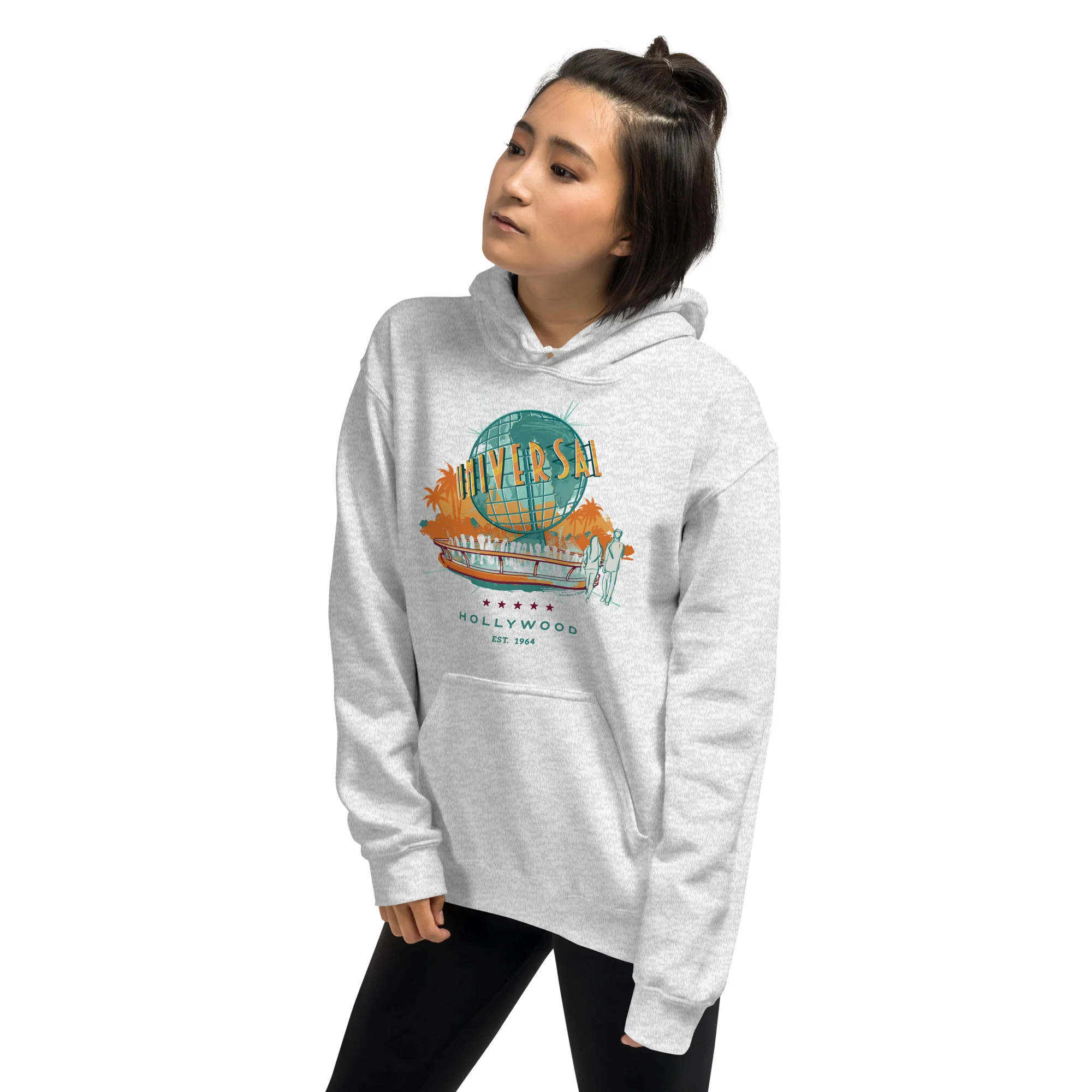 Universal Studios Hollywood Vintage Globe Hoodie 3 Universal Studios Hollywood Vintage Globe Hoodie